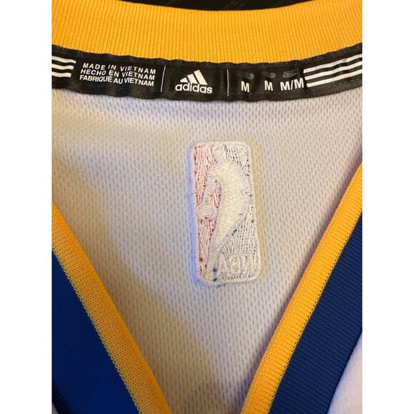 Adidas Golden State Warriors Stephen Curry Basketball Jersey M White NBA - Picture 3 of 4